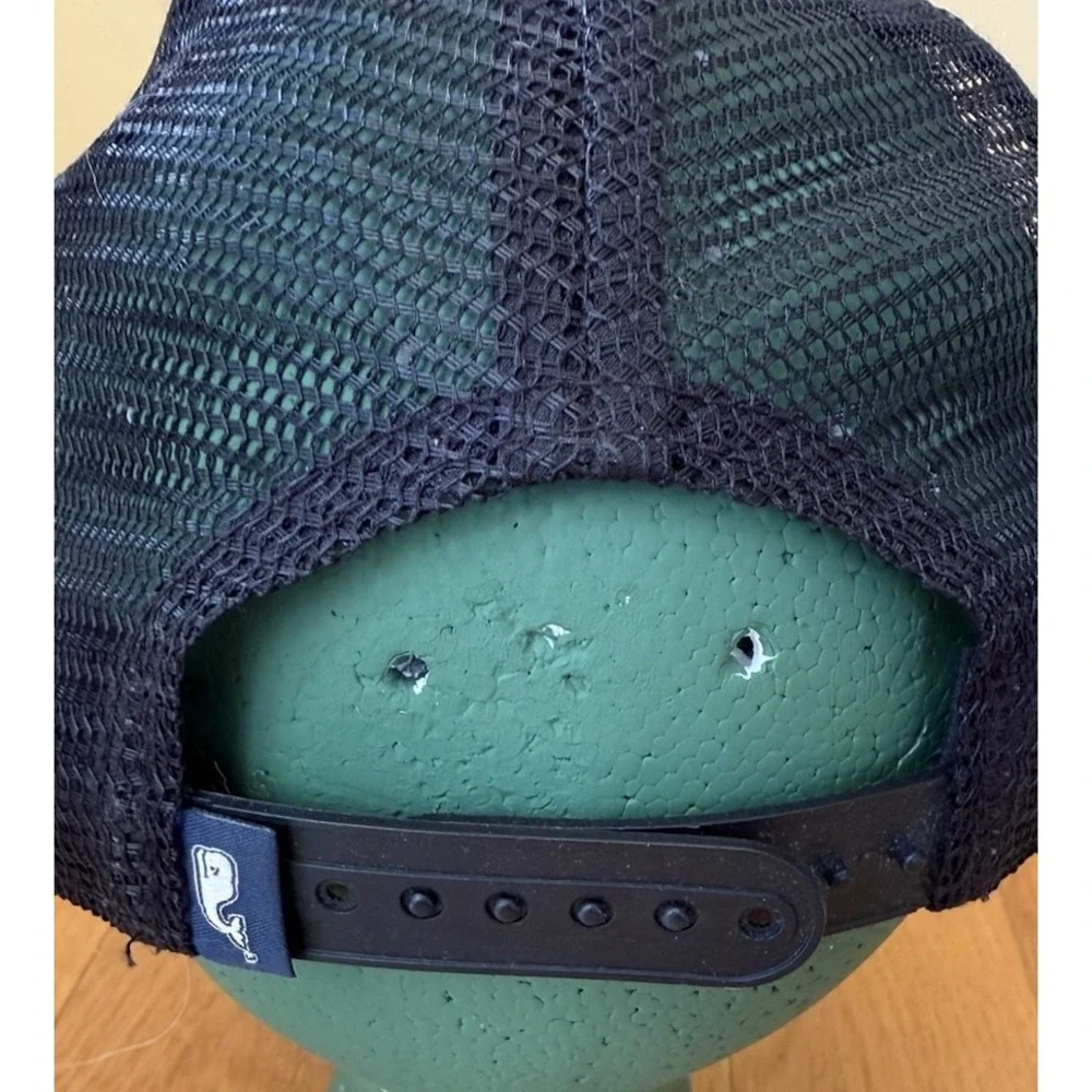 Vineyard Vines Hat Mens Black Camouflage Trucker Mesh Snapback Adjustable